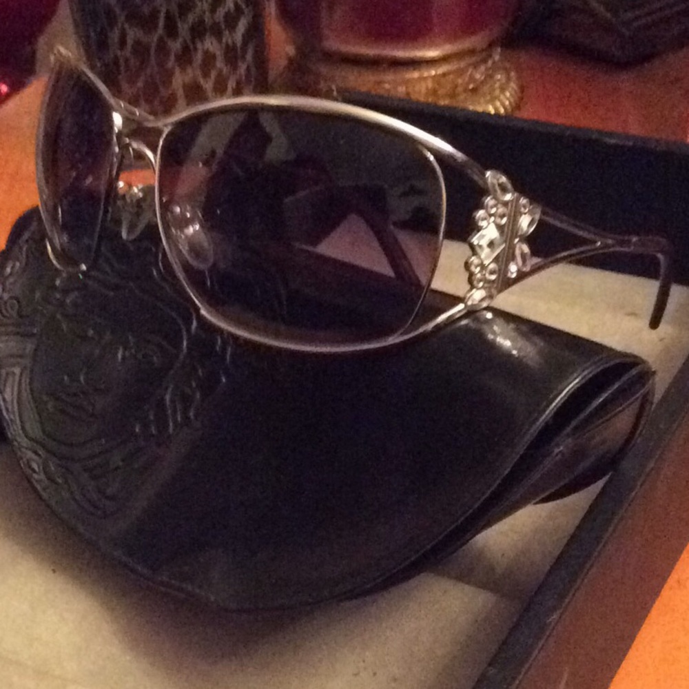 Versace Swarovski Crystal sunglasses